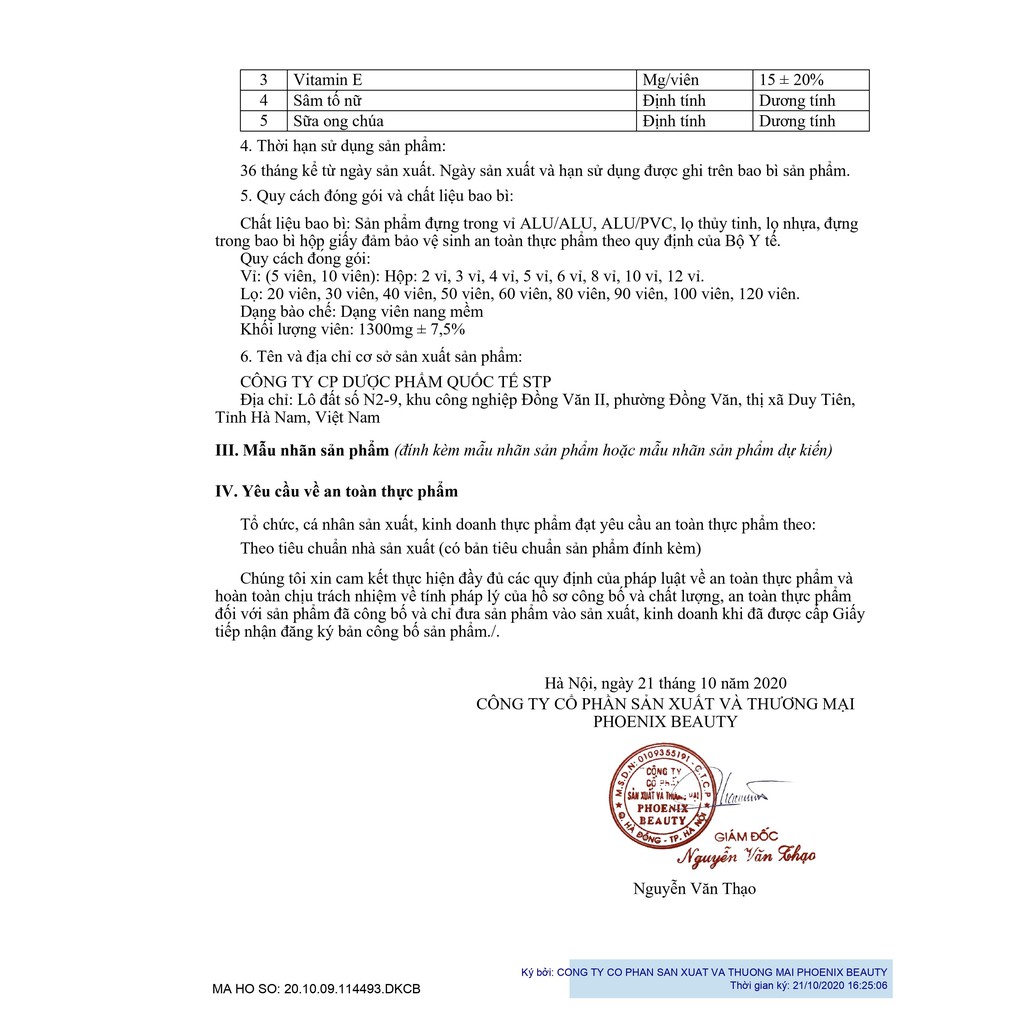 Viên Uống Giúp Sáng Da Trắng Da Làm Mờ Hết Nám Phoenix Beauty | BigBuy360 - bigbuy360.vn