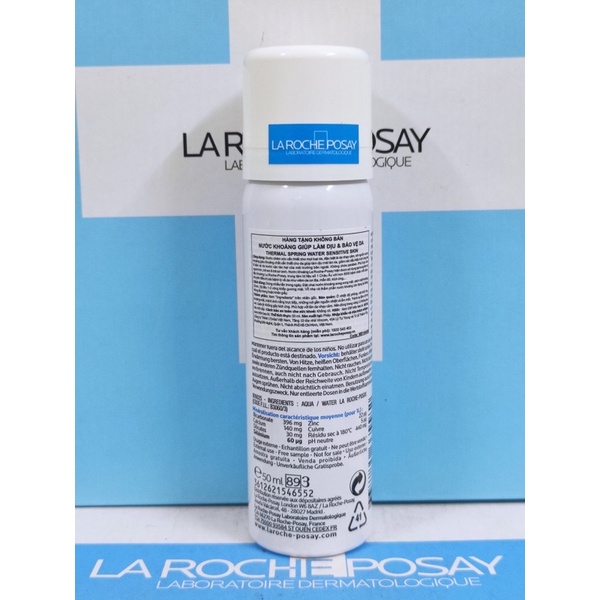 Xịt khoáng  giúp làm dịu và bảo vệ da La Roche Posay 50ml