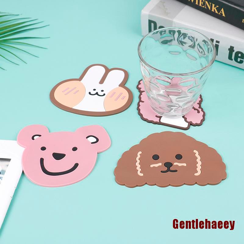 Tấm Lót Bàn Ăn Cách Nhiệt Chống Trượt &amp; Nước In Hình Dễ Thương