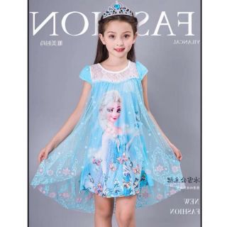 Đầm Elsa siêu đẹp dịu dàng cho bé