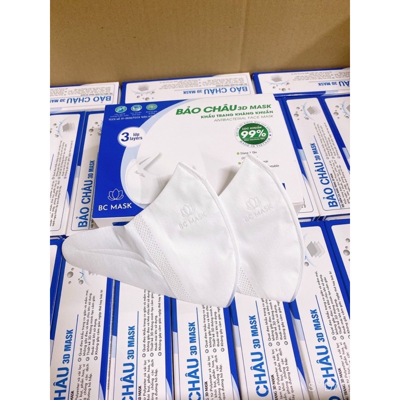 Combo 50c Khẩu Trang 3D Mask ( Trắng và Hoạ Tiết ) KTYT 4 Lớp | BigBuy360 - bigbuy360.vn