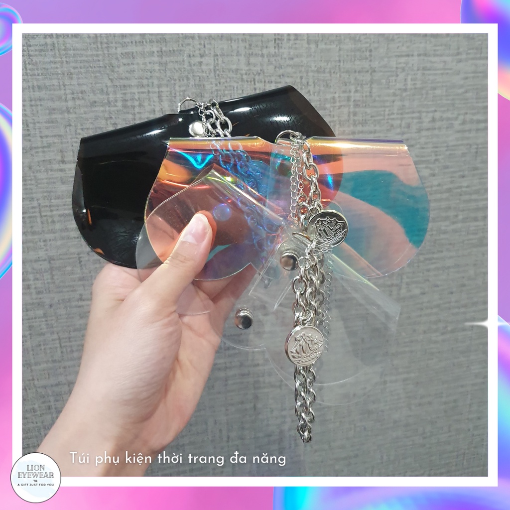 Ví đựng kính mắt cao cấp có dây treo LIONEYEWEAR Túi đựng mắt kính chống xước