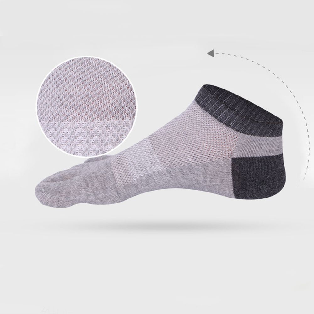 Vớ cotton xỏ 5 ngón chống trượt nhiều màu lựa chọn cho nam