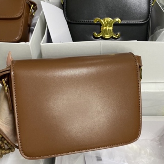 Túi kẹp nách CELINNEE da trơn hàng chuẩn, có sẵn