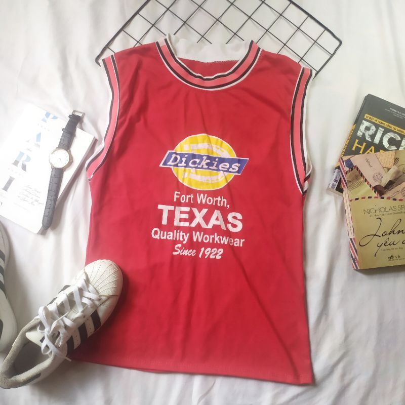 [2hand] Áo thun Tank top Mỹ hiệu Dickies chính hãng mới đẹp giá rẻ