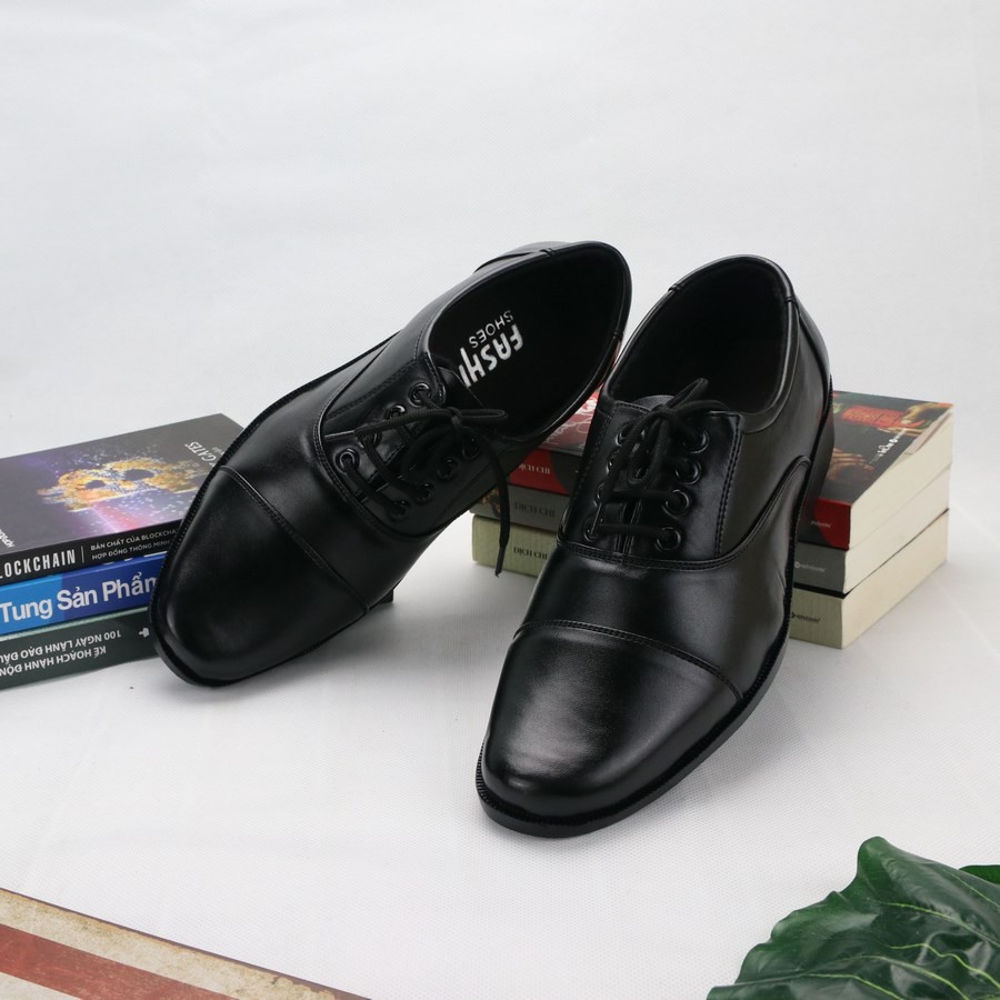Giày tây nam thân đen đế đen có dây cột MT310 Shop Minh Thư | WebRaoVat - webraovat.net.vn