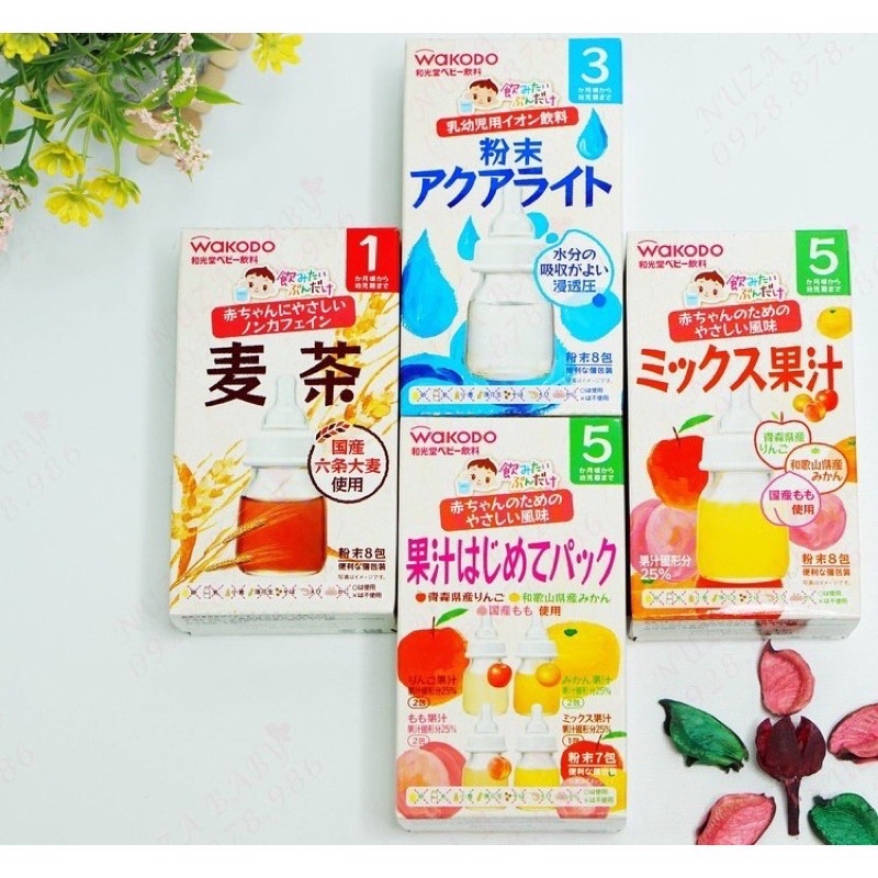 Trà thanh nhiệt WAKODO Nhật Bản cho bé ăn dặm