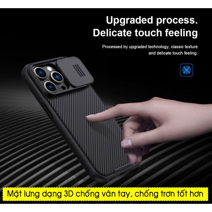 Ốp lưng IP 14 Pro Max / 14 Pro / 14 / 14 Plus Nillkin Camshield bảo vệ Camera
