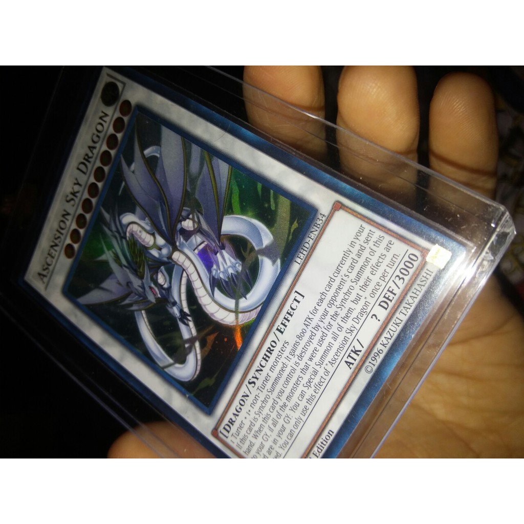 Thẻ bài Yugioh chính hãng Ascension Sky Dragon - Ultra Rare