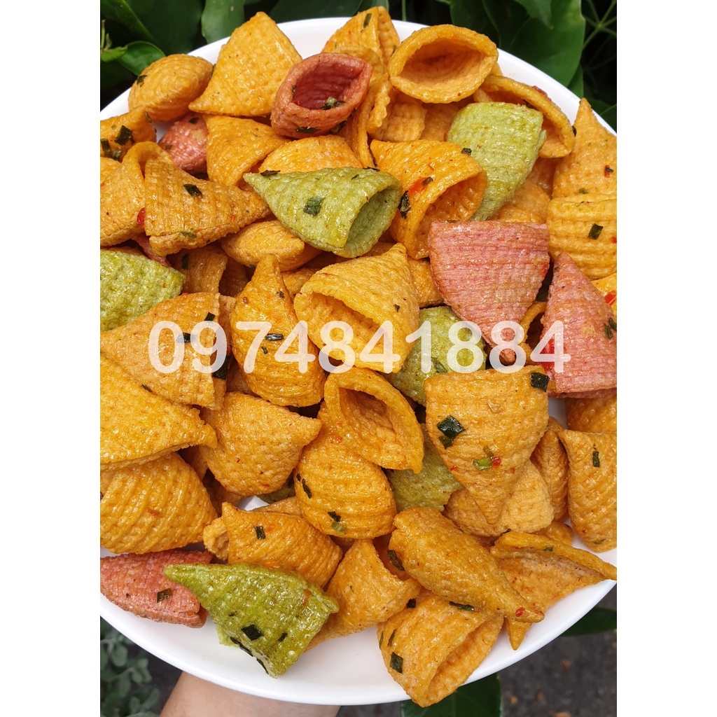 500gr Snack Tam giác Nón cay giòn đậm vị