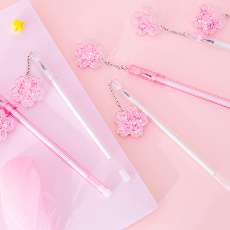Bút Bi Mực Đen 0.38mm Kèm Quả Cherry