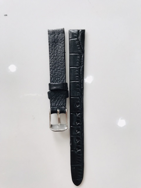 Dây đồng hồ đeo tay  Da Bò Ý cao cấp  size 12mm