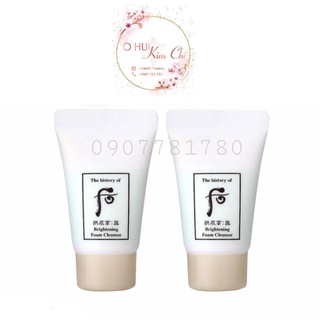 Sale xã kho Sữa rửa mặt làm sáng da Brightening cleansing Foam 13ml