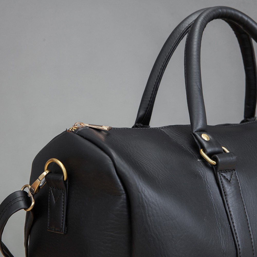 Túi xách du lịch, túi trống tiện dụng, túi xách thời trang hàng hiệu NS1-Black