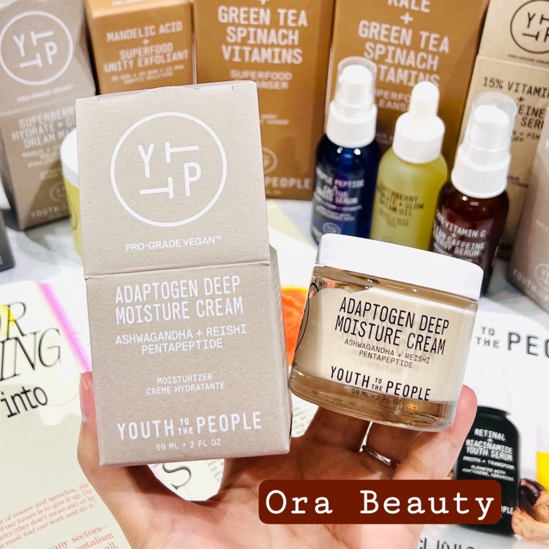 Kem dưỡng ẩm bảo vệ da Youth To The People Adaptogen Deep Moisture Cream