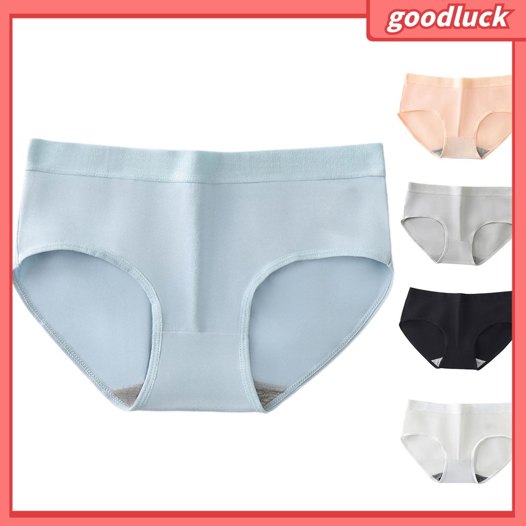 Quần Lót Cạp Vừa Màu Sắc Tinh Khiết Thoải Mái Có Size Lớn Dành Cho Nữ
