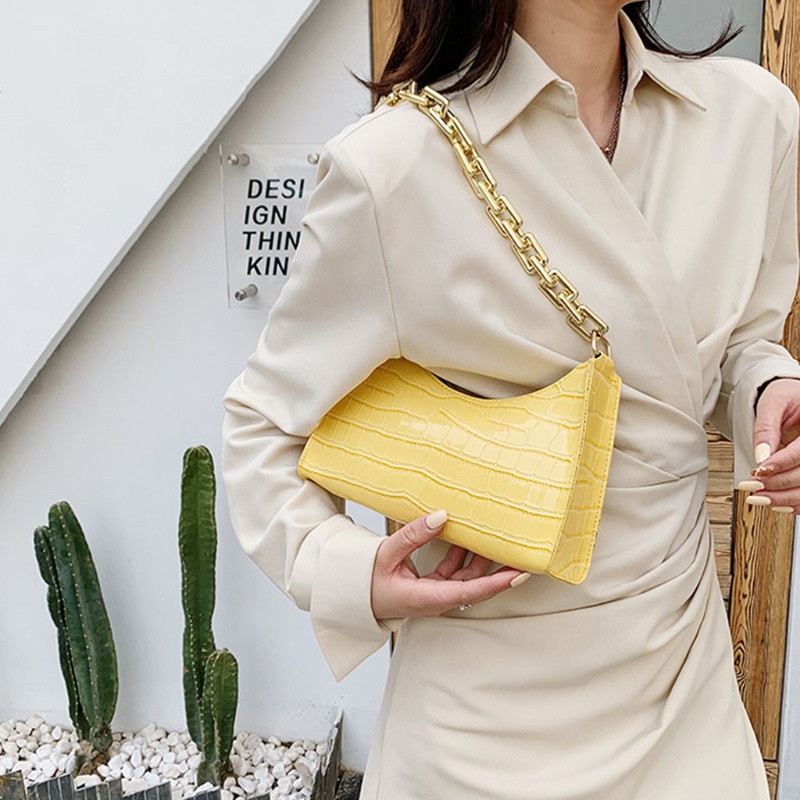 Túi Xách Vân Da Cá Sấu Thời Trang Cho Nữ