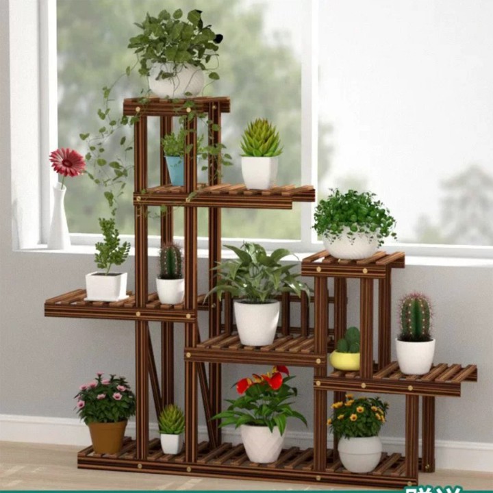 Giá cây cảnh trang trí - Kệ trang trí cây cảnh