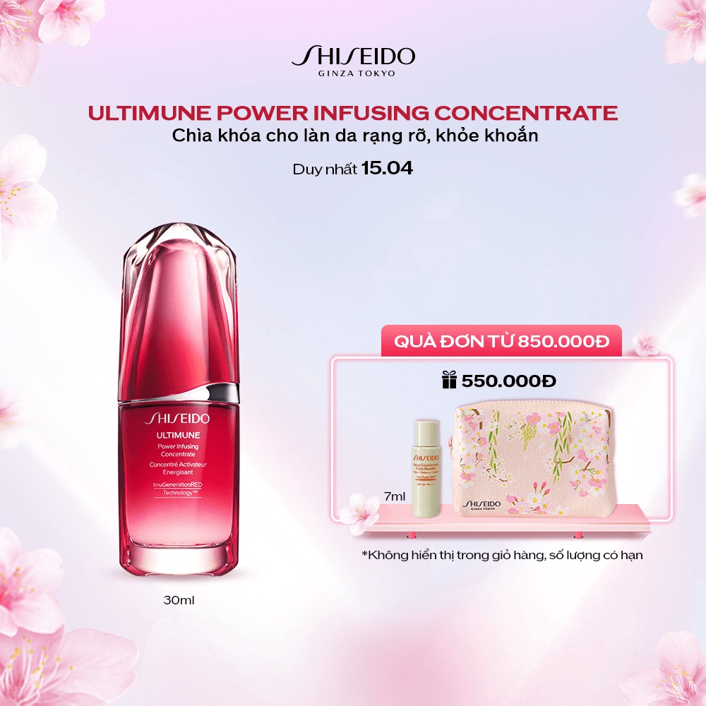 Tinh chất (serum)dưỡng da Shiseido Ultimune Power Infusing Concentrate 30ml