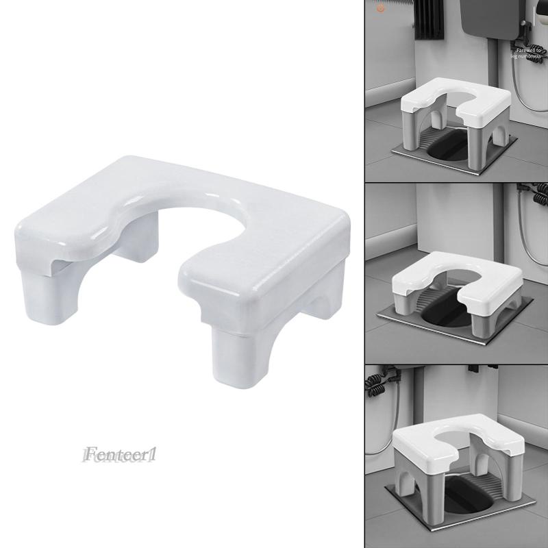 [Fenteer1] Ghế Ngồi Toilet Di Động Ổn Định Dễ Lau Chùi Cạnh Tròn Không Trượt Cho Phòng Tắm Khách Sạn Ngoài Trời