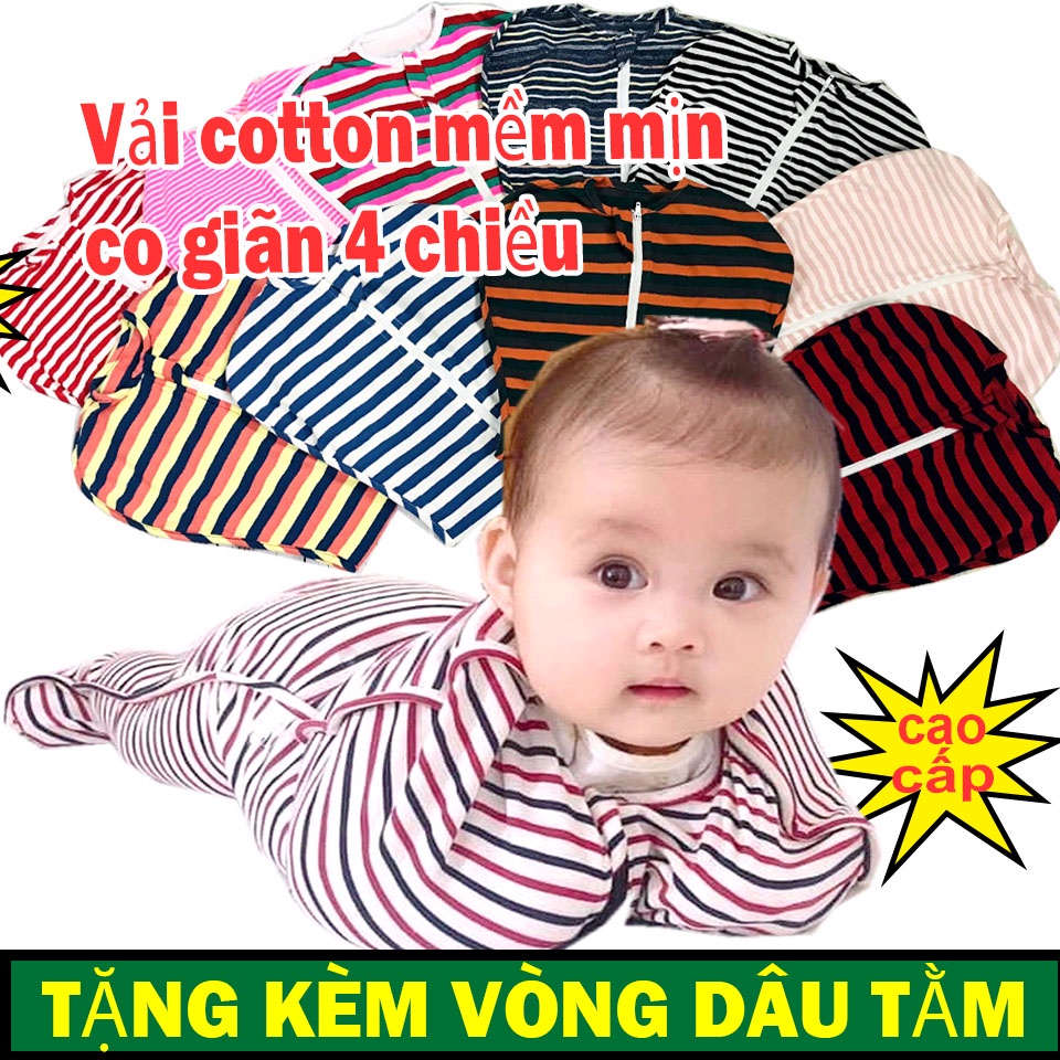 Nhộng chũn cho bé vải cotton co giãn 4 chiều