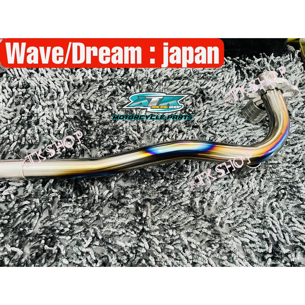 Cổ Pô Titanium 100% xịn hàng gia công gắn Pô zin gắn cho các loại xe Exciter 150. Ex 10, Ex135, Exciter 155 Vario Wave