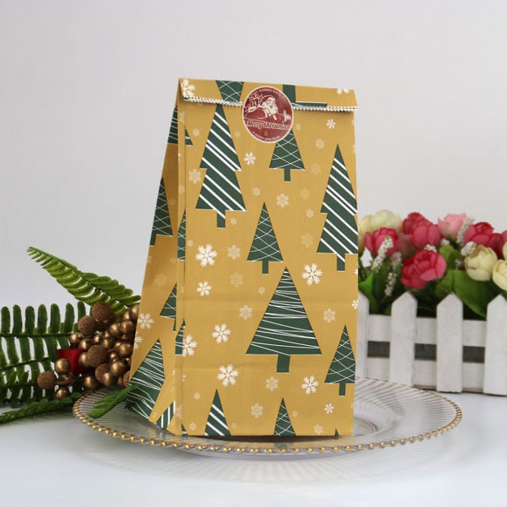 24/48 Túi đựng bánh quy chủ đề giáng sinh đáng yêu tùy chọn