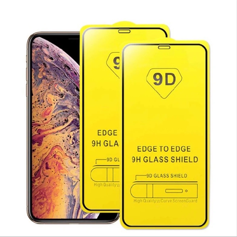 (SIÊU RẺ) Kính cường lực iphone 9D full màn kèm giấy lau 6/6s/7/7plus/8/8plus/plus/x/xr/xs/11/12/pro/max