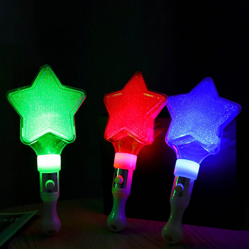 Gậy Đèn LED Bằng PVC Hình Ngôi Sao Đa Dạng Cho Trẻ Em Ngủ