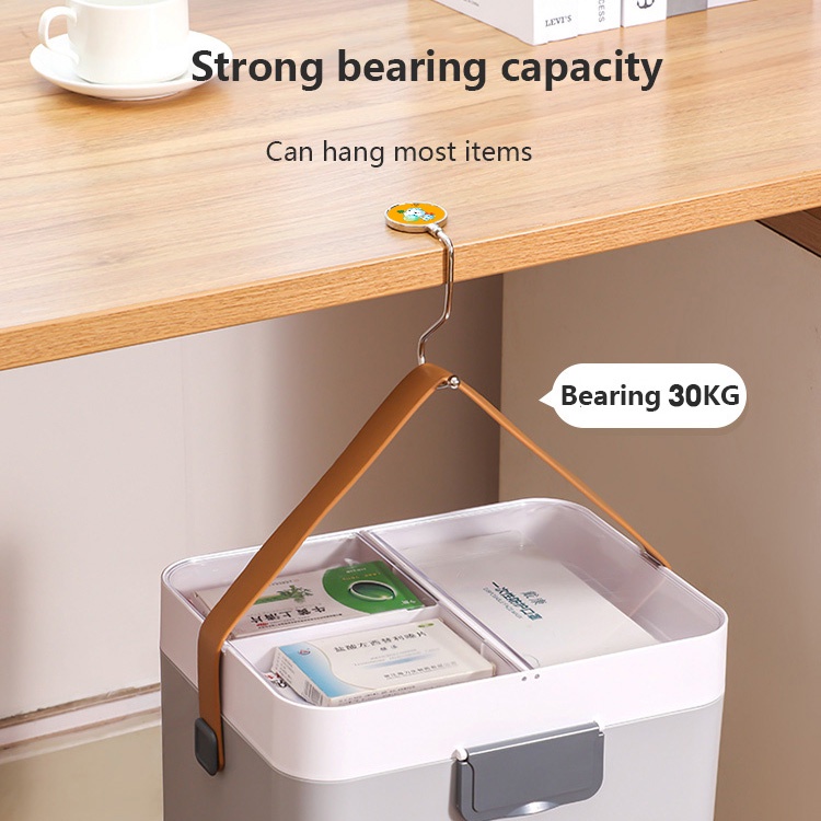 Giá Đỡ Móc Treo Túi Xách Gắn Dưới Bàn Tiện Dụng