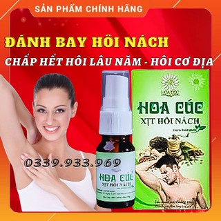 Xịt Hôi Nách Hoa Cúc Chính Hãng - Khử Mùi Hôi Nách - Ngăn Tiết Mồ Hôi - Giảm Thâm 10ml