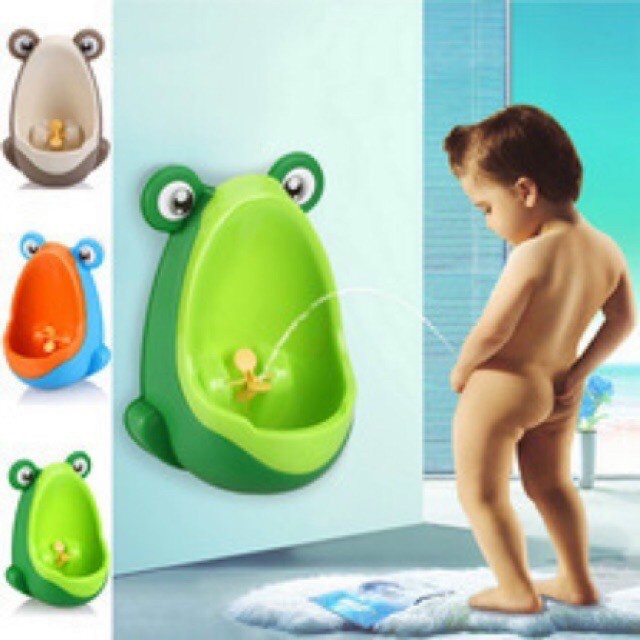 BÔ ĐỨNG TREO TƯỜNG CON ẾCH TẬP CHO BÉ TRAI ĐỨNG  TIỂU