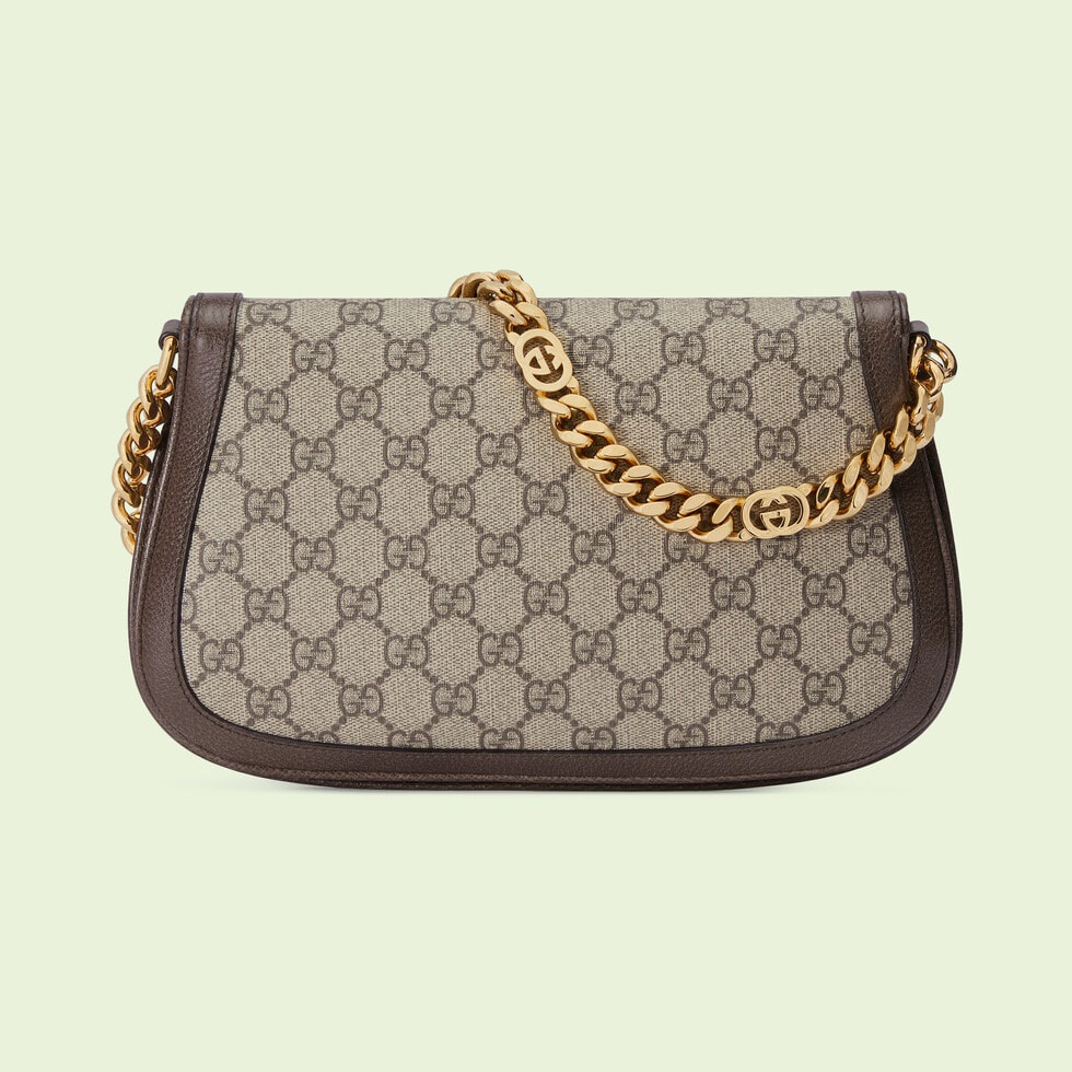 Túi Chain nữ da thật thời trang cao cấp Gucci GG GC thiết kế dây đeo lồng logo đẹp mắt