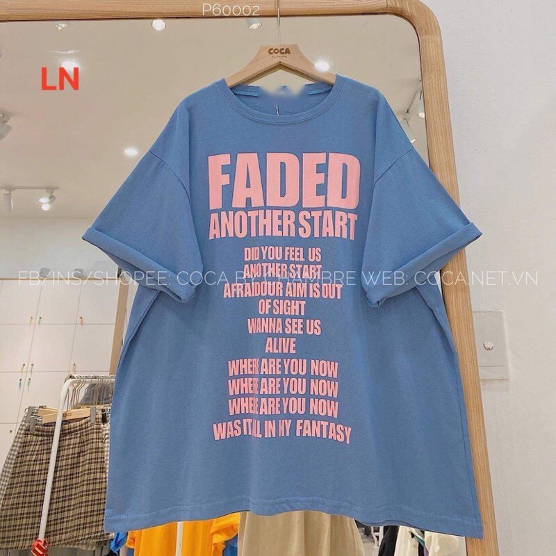 Áo phông FADED ngắn LN11