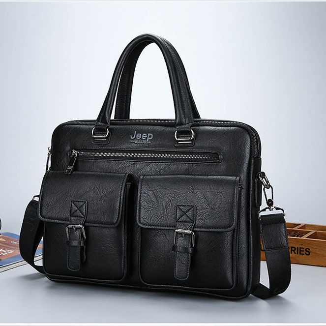 Cặp táp đựng Laptop một ngăn phong cách doanh nhân Âu Mỹ cổ điển dành cho nam | BigBuy360 - bigbuy360.vn