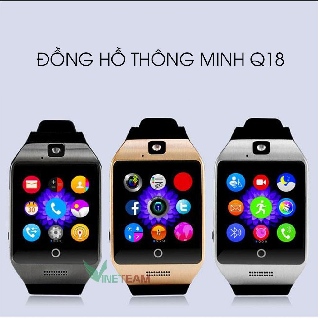 Đồng hồ thông minh Q18 kết nối Bluetooth tiện dụng với thiết kế thời trang -dc4049