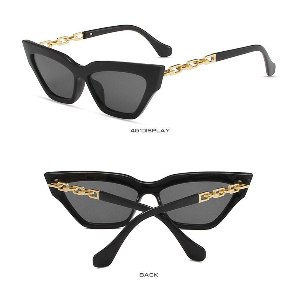 Kính Mát Gọng Kim Loại Tròng Nhỏ Thời Trang Cho Nữ