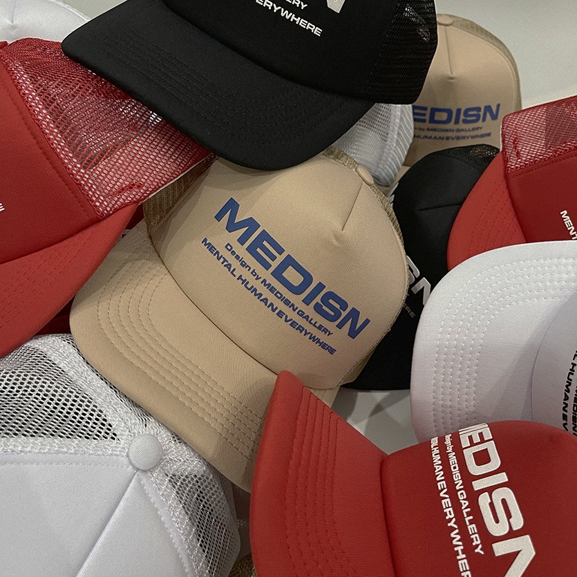 NÓN MEDISN TRUCKER HAT CHỮ IN NỔI