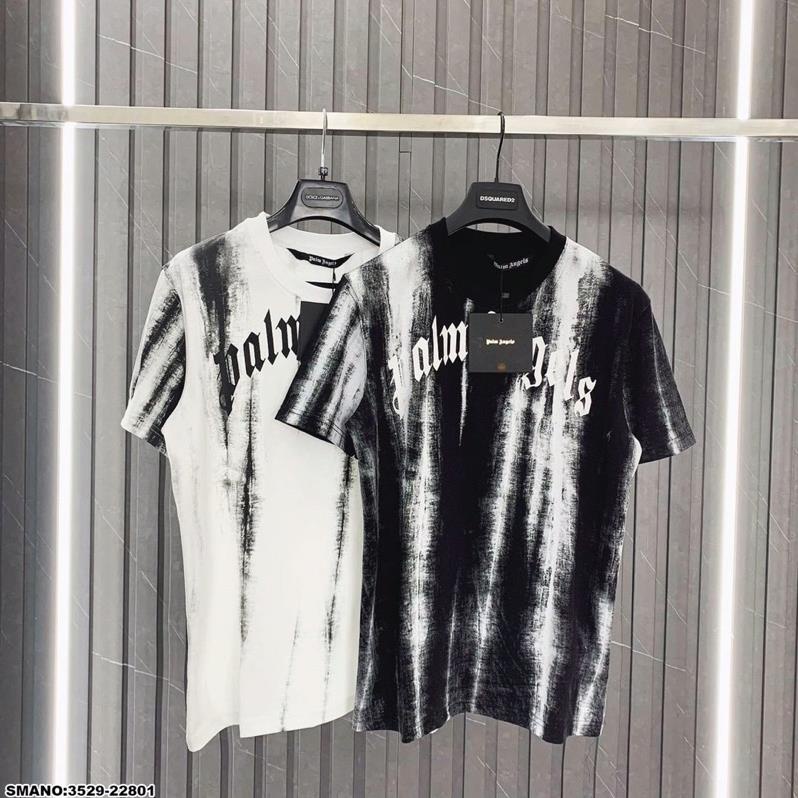 Áo Thun Nam PalmAngel Loang Chảy Siêu Đẹp - Áo Phông Nam PalmAngels Hoạ Tiết Nổi Bật