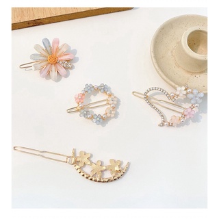 🌸🌸Kẹp tóc đính đá pha lê phong cách Hàn Quốc dễ thương