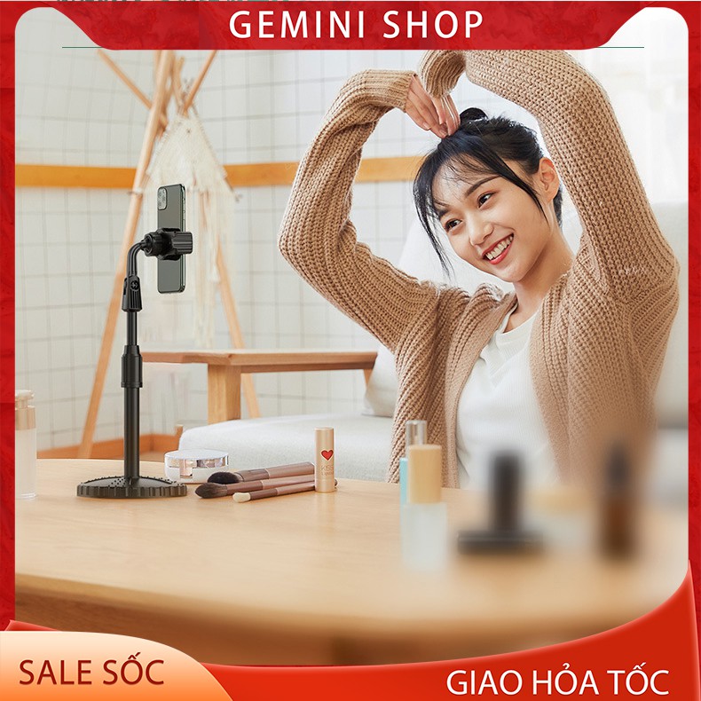 Giá Đỡ Kẹp Điện Thoại Livestream Coobowe xem phim Xoay 360 Độ dùng để Quay Phim Ghi Hình Đa Năng GEMINI SHOP