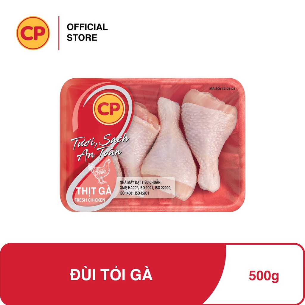 CP Đùi tỏi gà tươi mới mỗi ngày - 500g - Tặng kèm công thức chế biến siêu độc lạ cho bữa ăn thêm hấp dẫn