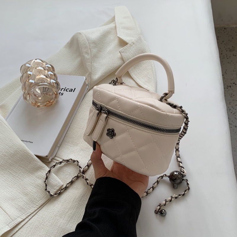 Túi Xách bucket Phối Dây Xích Thời Trang Thu Đông Mới