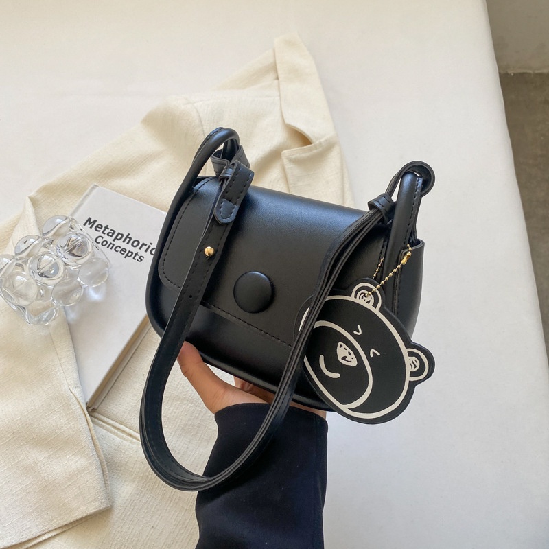 Túi Đeo Chéo Dáng Vuông Nhỏ Màu Sắc Dễ Phối Đồ Phong Cách Hàn Quốc Cho Nữ