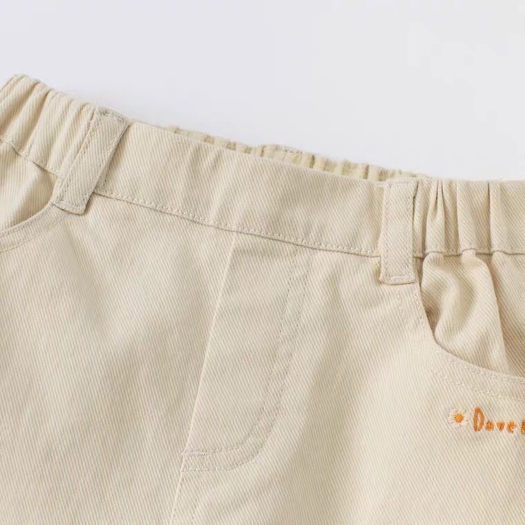Quần cho bé gái chất liệu kaki dày