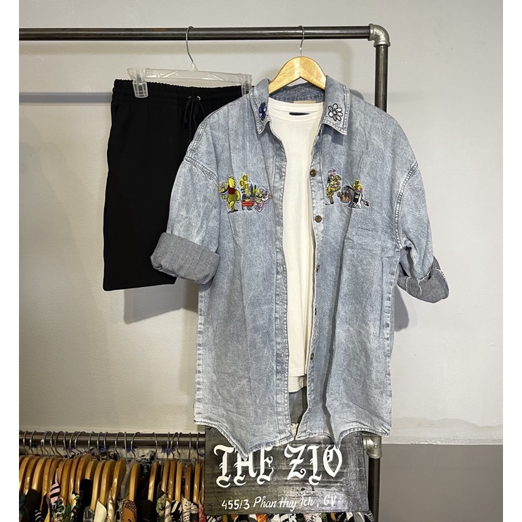 ÁO KHOÁC SOMI JEANS THÊU