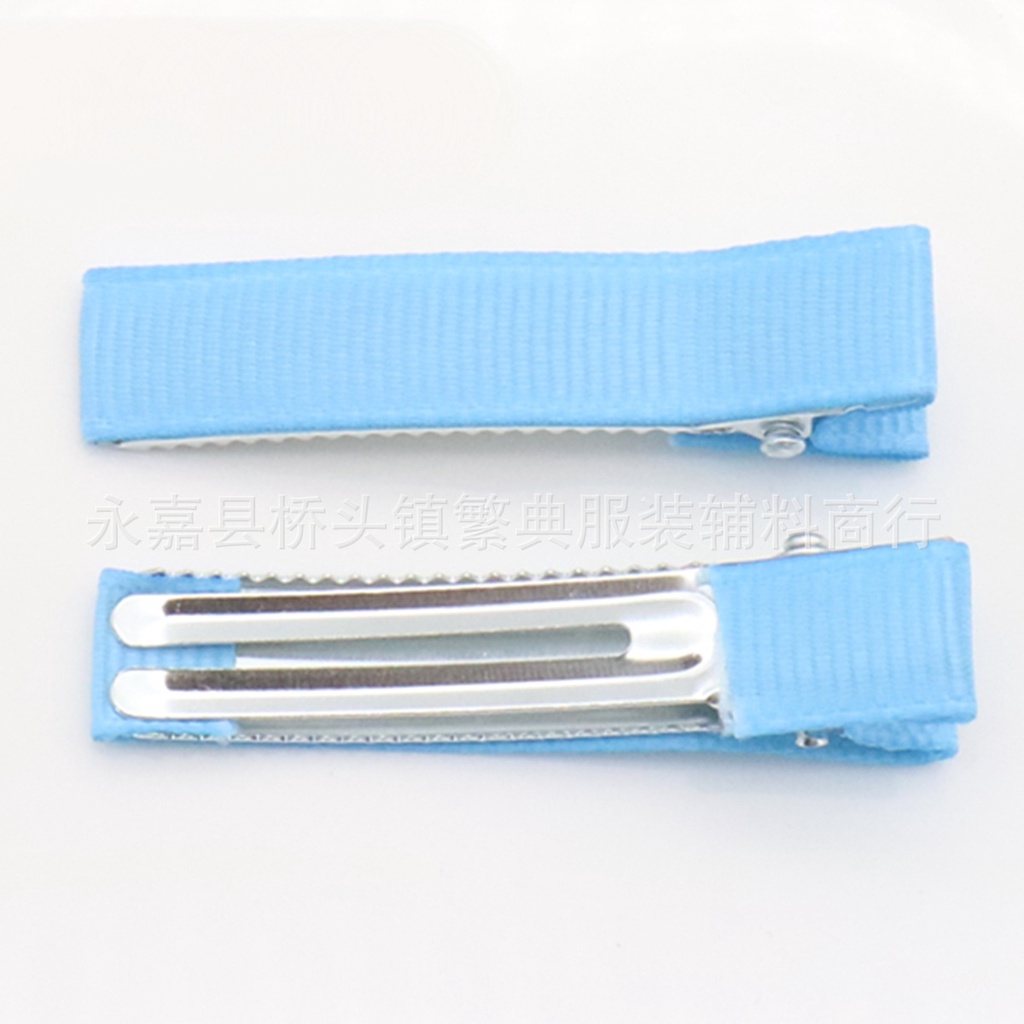 Kẹp tóc bọc vải 5 cm nhiều màu - Phụ kiện tự làm kẹp tóc, trang sức handmade, kẹp tóc ruybang