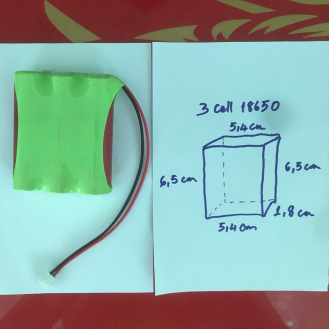 Pin 3s 12v cell 18650 2200mah