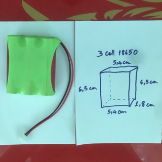 Pin 3s 12v cell 18650 2200mah