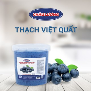 Hạt Thạch Việt Quất Châu Lương (3.2kg/hộp) - Topping trà sữa, trà trái cây, trà thạch đào, trái cây tô, yogurt…